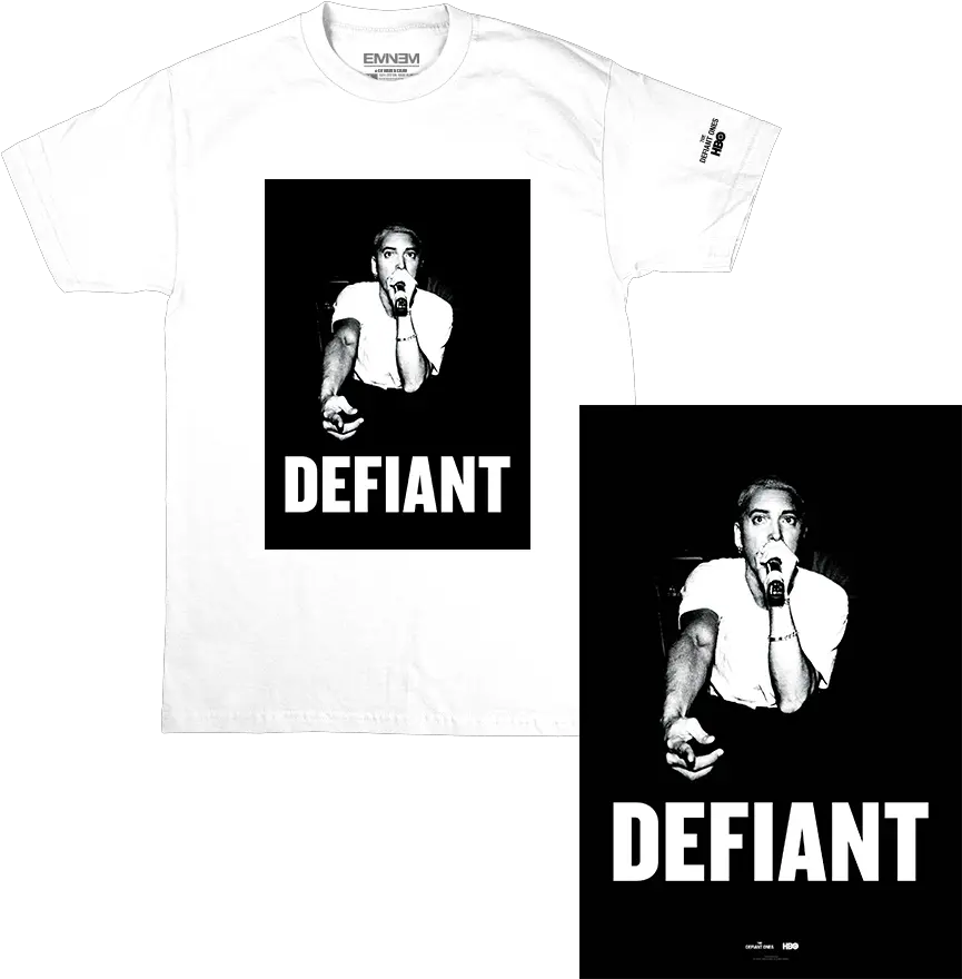 Available Now Limited Edition Eminem Defiant Merch Shady Defiant Ones T Shirt Png Eminem Logo