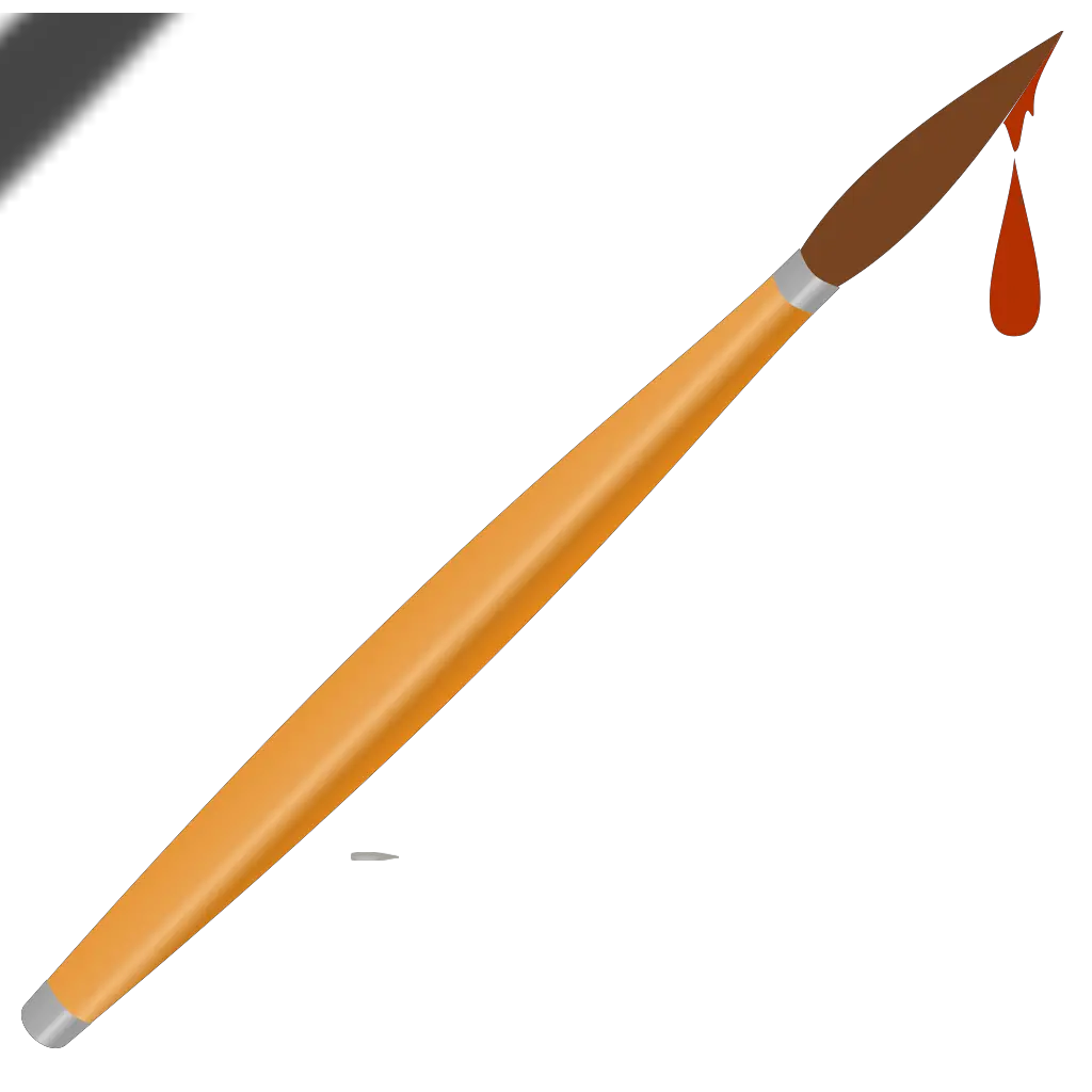 Paint Brush 2 Image Transparent Paint Brush Dripping Paint Png Paintbrush Clipart Transparent