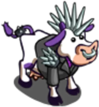 Mohawk Cow Farmville Wiki Fandom Farmville Animals Png Mohawk Icon