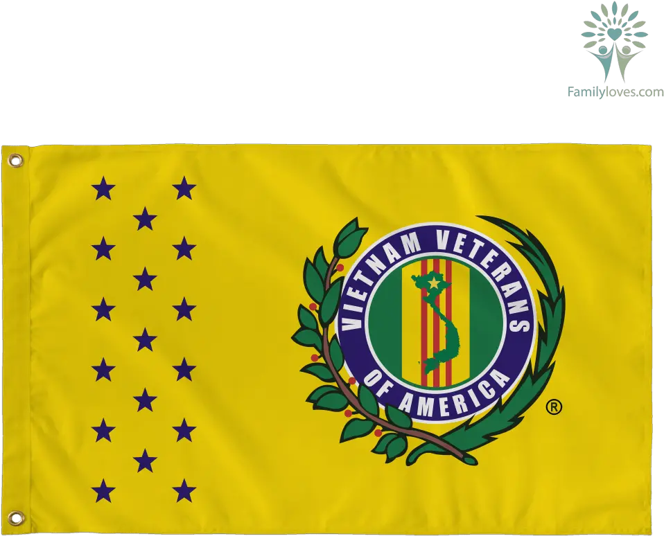 Vietnam Veterans Of America Wall Flag Familylovescom Vietnam War Vet Flag Png Vietnam Flag Png