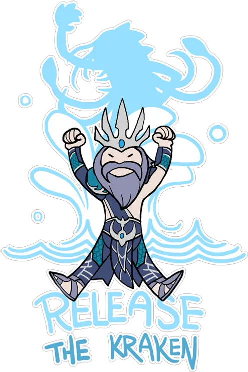 Rotate U0026 Resize Tool Kraken Transparent Smite Poseidon Kraken Smite Chibi Png Smite Logo Transparent