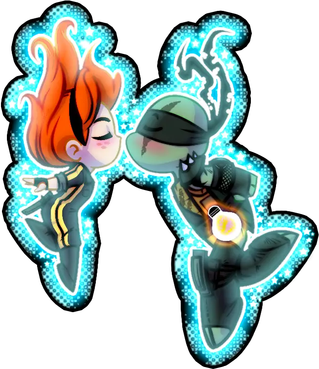 Chibi Apriltello Sparks In The Darkness Tmnt 2012 Teenage Mutant Ninja Turtles Kunoichi April Png Darkness Png