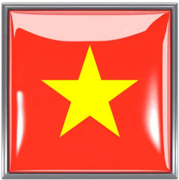 Metal Framed Square Icon Bandera Imperio Portugal Png Vietnam Flag Png