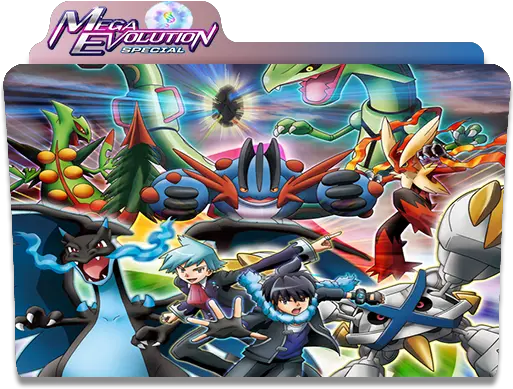 Pokemon Xy Mega Evolution Special Xyz Pokemon Mega Evolution Z Png Pokemon Folder Icon