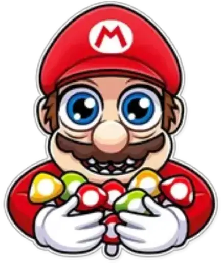 Mario By You Sticker Maker For Whatsapp Png Mario Hat Icon