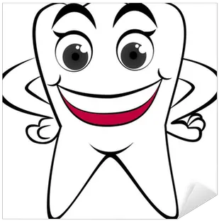 Sticker Happy Tooth Pixersus Tooth Happy Png Happy Tooth Icon