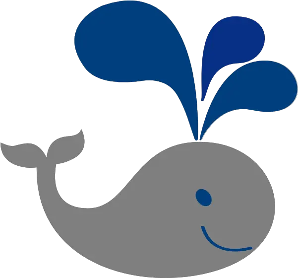 Blue Grey Whale Clip Art Vector Clip Art Baby Shower Baby Whale Png Blue Whale Png