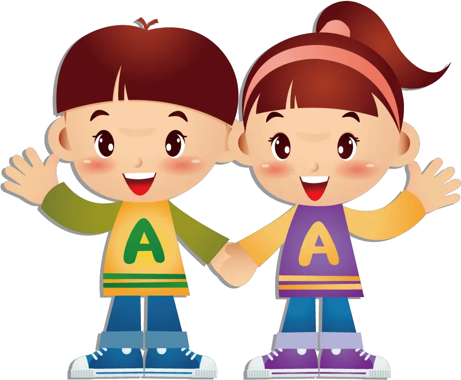 Cartoon Twin Brother Transprent Png Brother And Sister Animation Twins Png