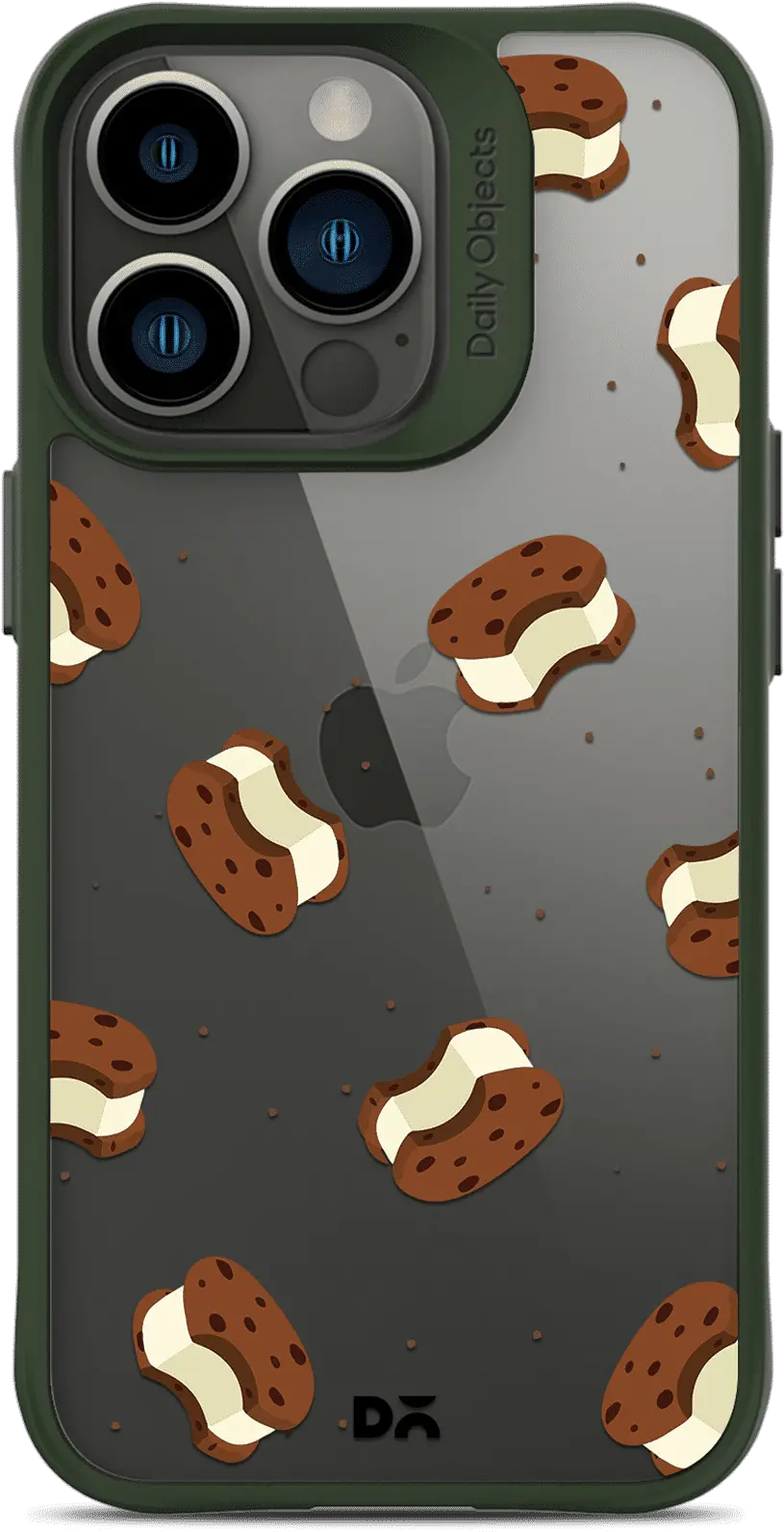 Dailyobjects Icecream Sandwich Icon Green Hybrid Clear Case Mobile Phone Case Png Sandwich Icon