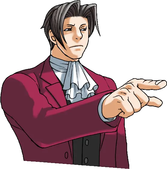 Phoenix Wright Objection Png Lien Direct Lawyer Gif Ace Attorney Edgeworth Sprites Objection Png