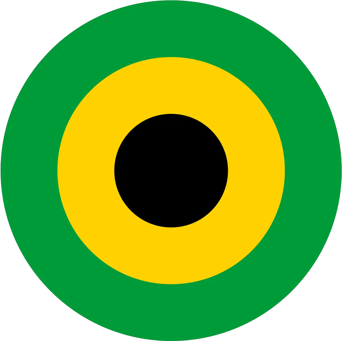 Fileroundel Of Jamaicasvg Wikimedia Commons Jamaica Roundel Png Jamaican Flag Png
