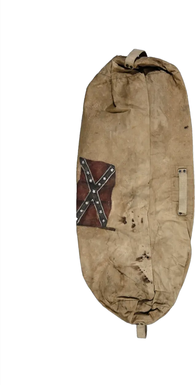 Rare Hand Painted Boy Scout Duffle W Confederate Flag U2014 1 9 2 4 U S Png