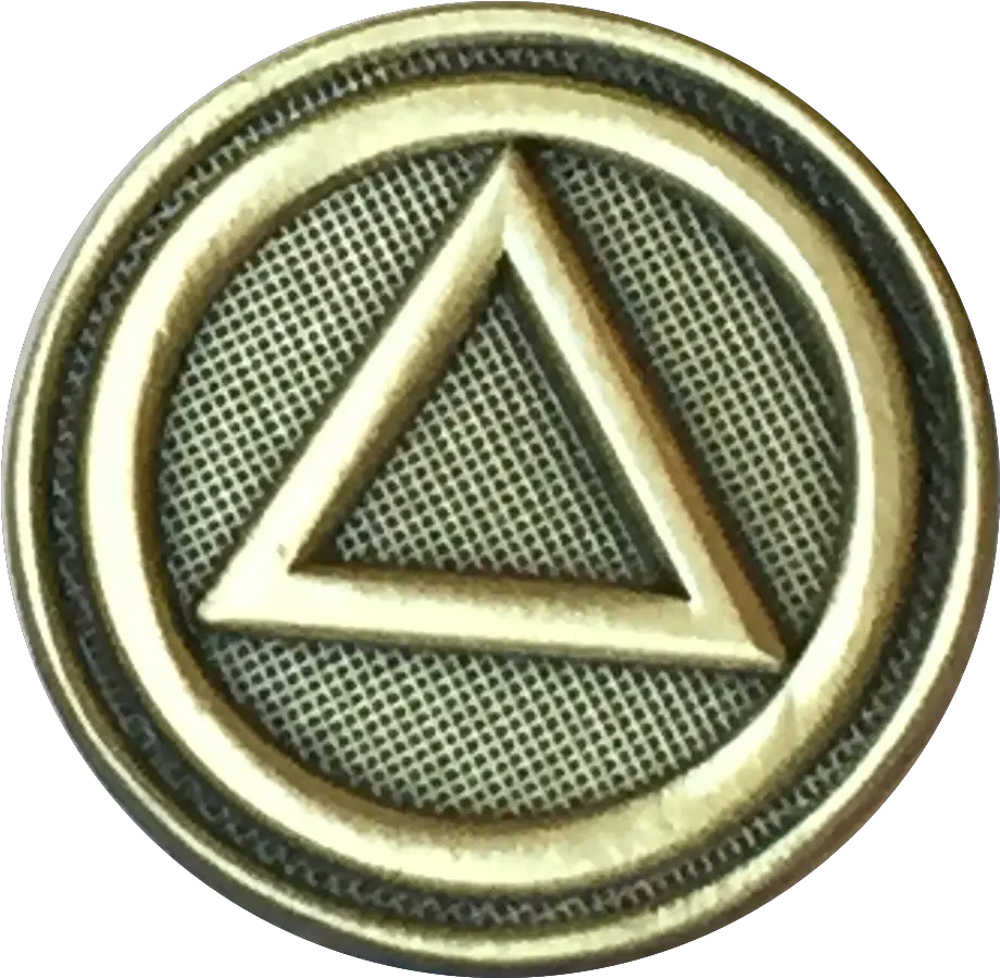 Download Aa Logo Circle Triangle Lapel Uncover Satan Recover A Rational Satanic Recovery Png Aa Logo Png