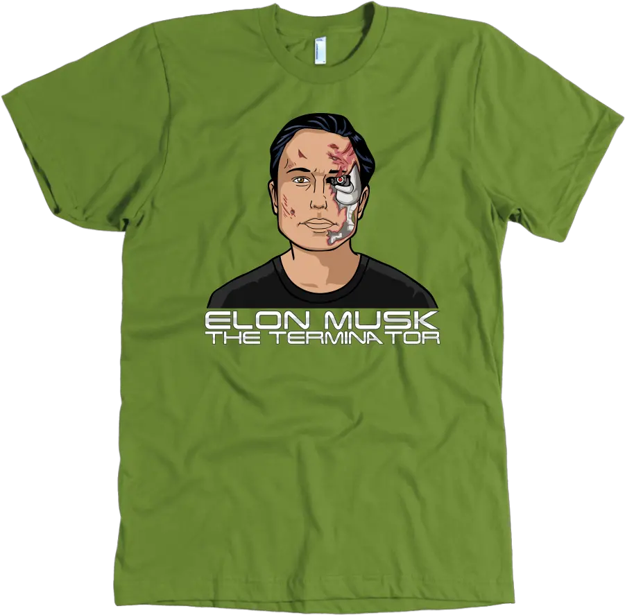 Download Elon Musk As The Terminator T Shirt Tshirt Png True Religion Shirt Transparent Background Elon Musk Png