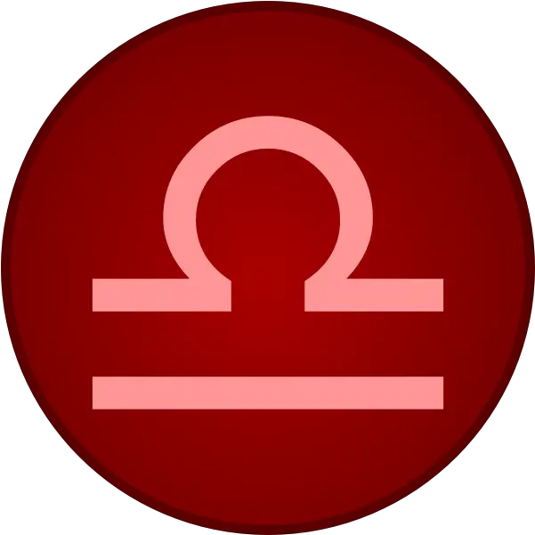 Libra Symbol Free Svg Signo De Libra Rojo Png Eso Red Bow Icon