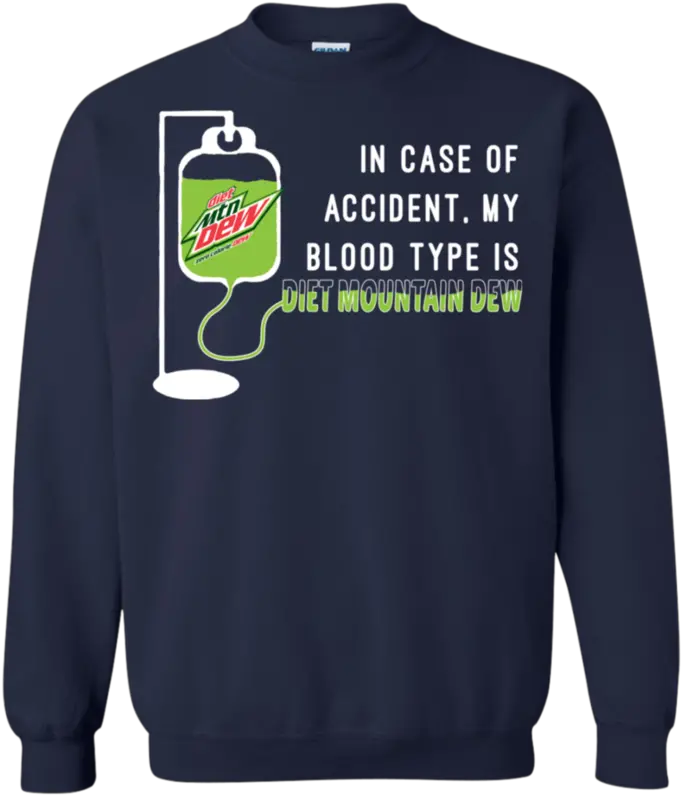 Favorable In Case Of Accident My Blood Type Is Diet Mountain Camaro Ugly Christmas Sweater Png Diet Mountain Dew Logo