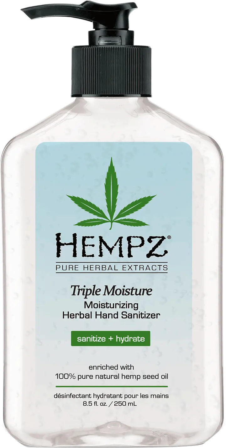 Triple Moisture Moisturizing Herbal Hand Sanitizer Hempz Hempz Triple Moisture Hand Sanitizer Png Hand Sanitizer Png