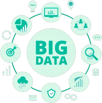 Big Data Analysis Webtric Solutions Png Big Data Analytics Icon