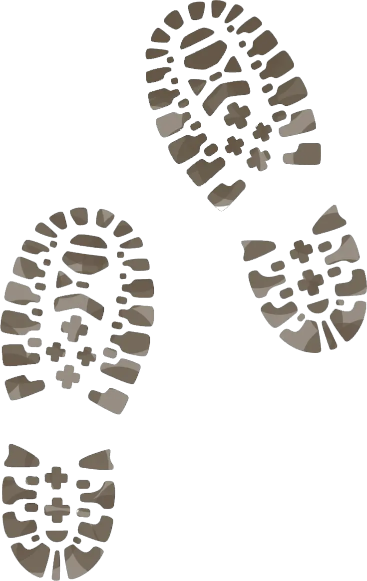 Download Hd Muddy Boot Print Boots Clipart Hiking Hiking Boot Footprint Clipart Png Footprints Transparent