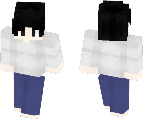 Download L Death Note Minecraft Skin For Free Edward Elric Minecraft Skin Png Death Note Png