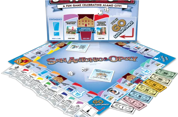 San Antonio Has Its Own Monopoly Game Ktsa St Augustine Opoly Png Monopoly Money Png