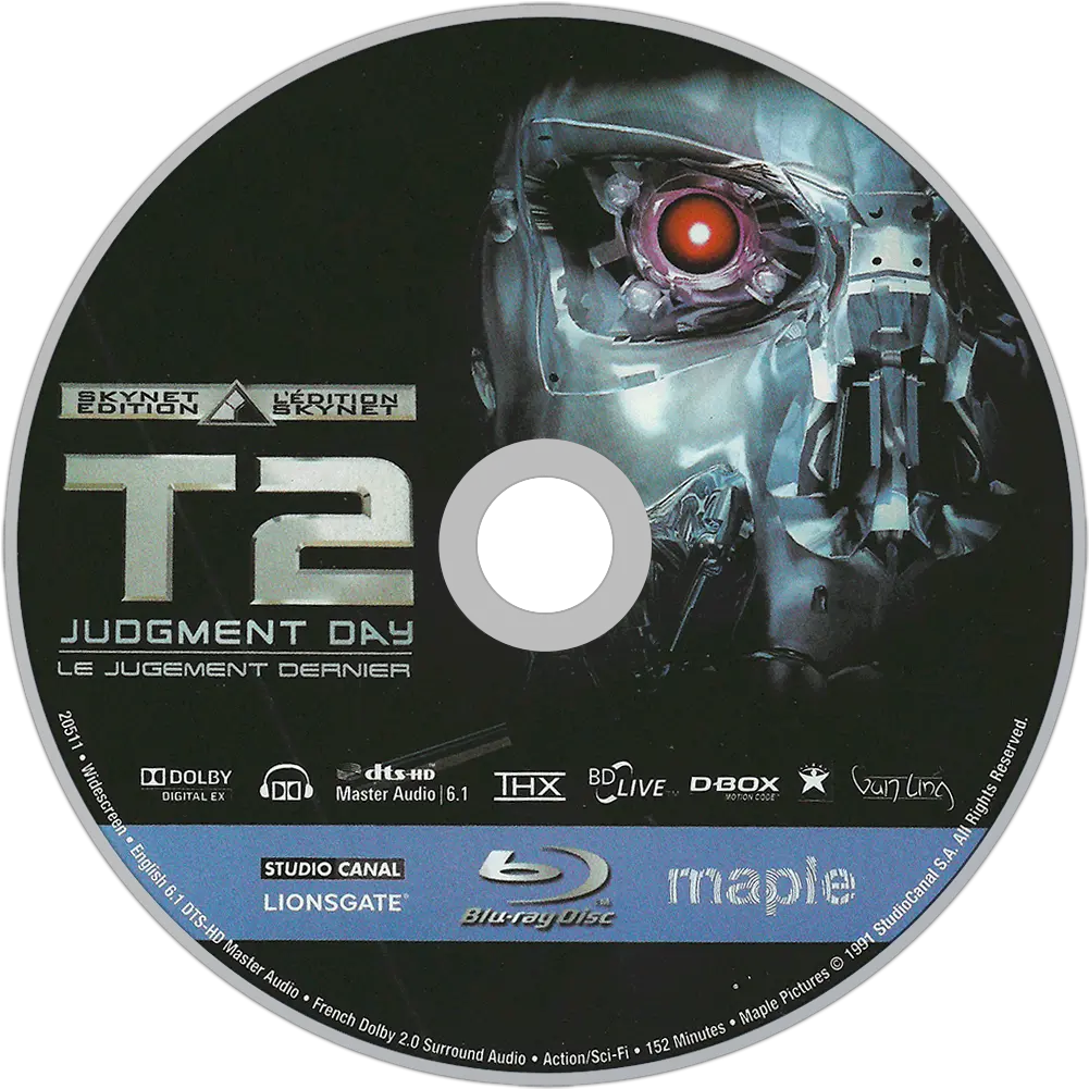 Download Hd The Terminator Logo 2 Blu Bluray Disc Png ray Logo