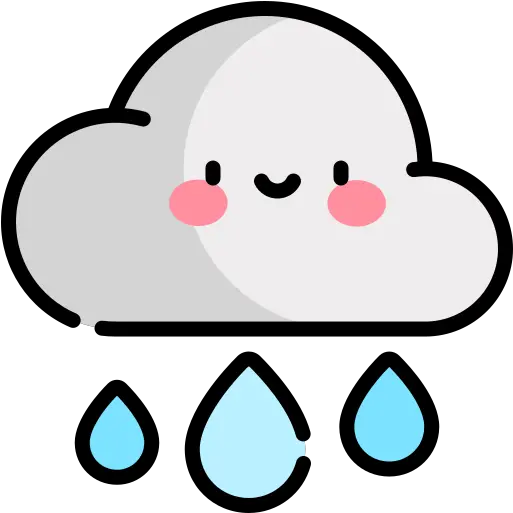 Rainy Free Weather Icons Rainy Cute Icon Png Rain Icon