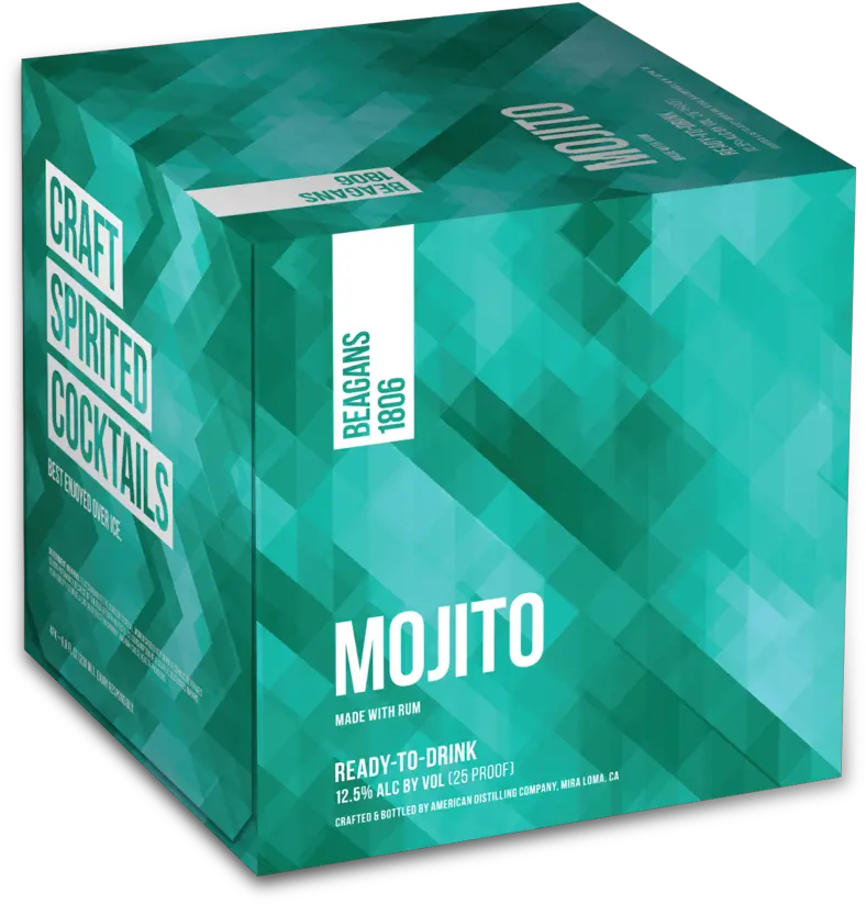 Mojito U2014 Beagans 1806 Ready Todrink Cocktails Box Png Mojito Png