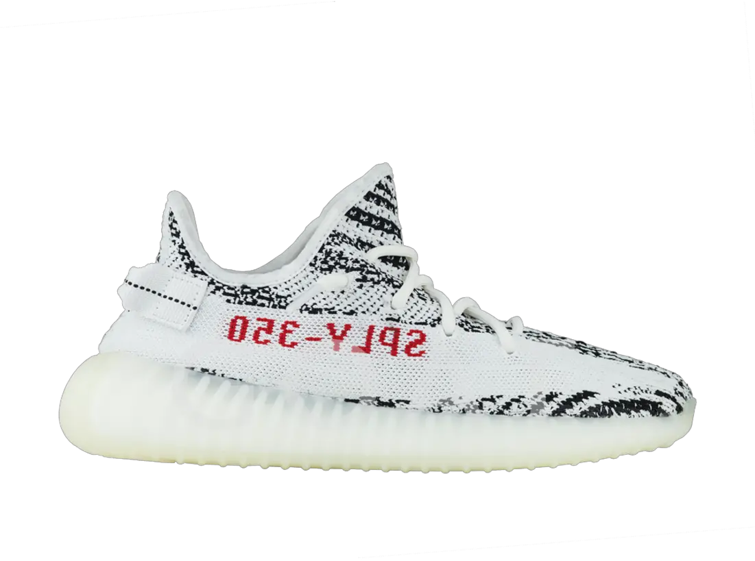 Download Hd Adidas Adidas Yeezy Boost 350 Zebra Yeezy Png Zebra Transparent Background