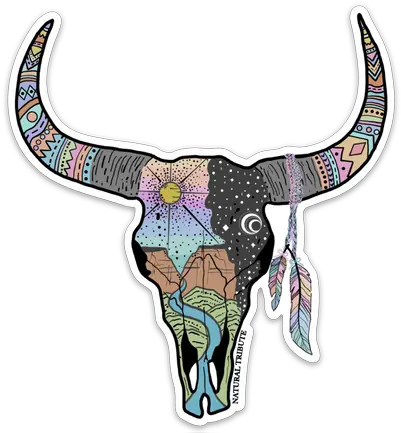 Stickers U2013 Natural Tribute Texas Longhorn Png Bull Skull Icon
