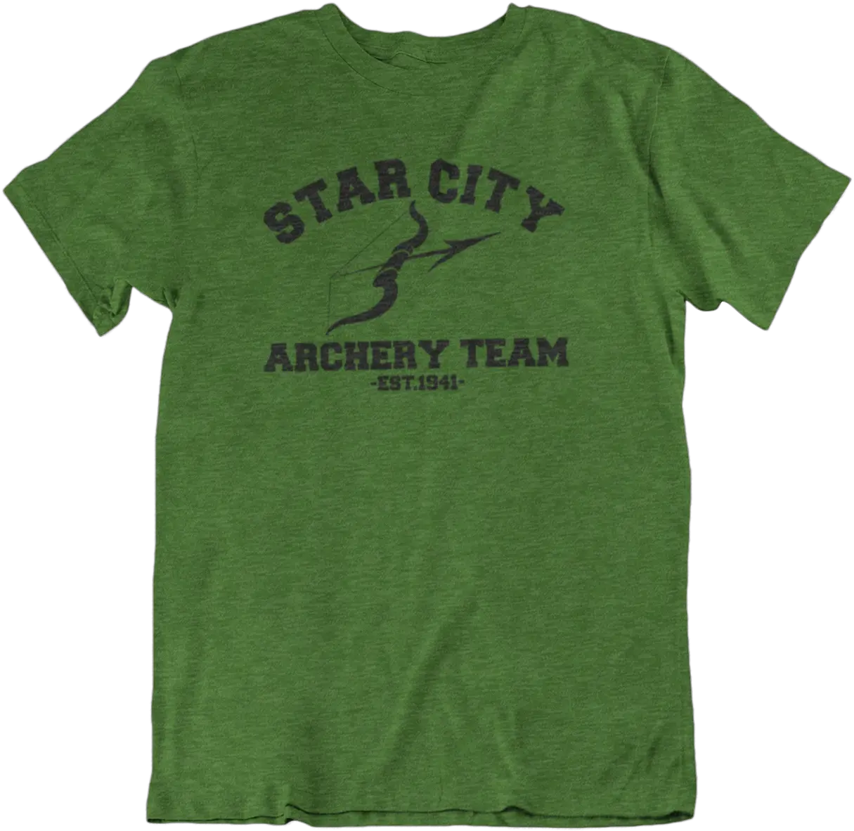 Green Arrow Star City Archery Team Unisex Short Sleeve Tshirt Png Green Arrow Logo