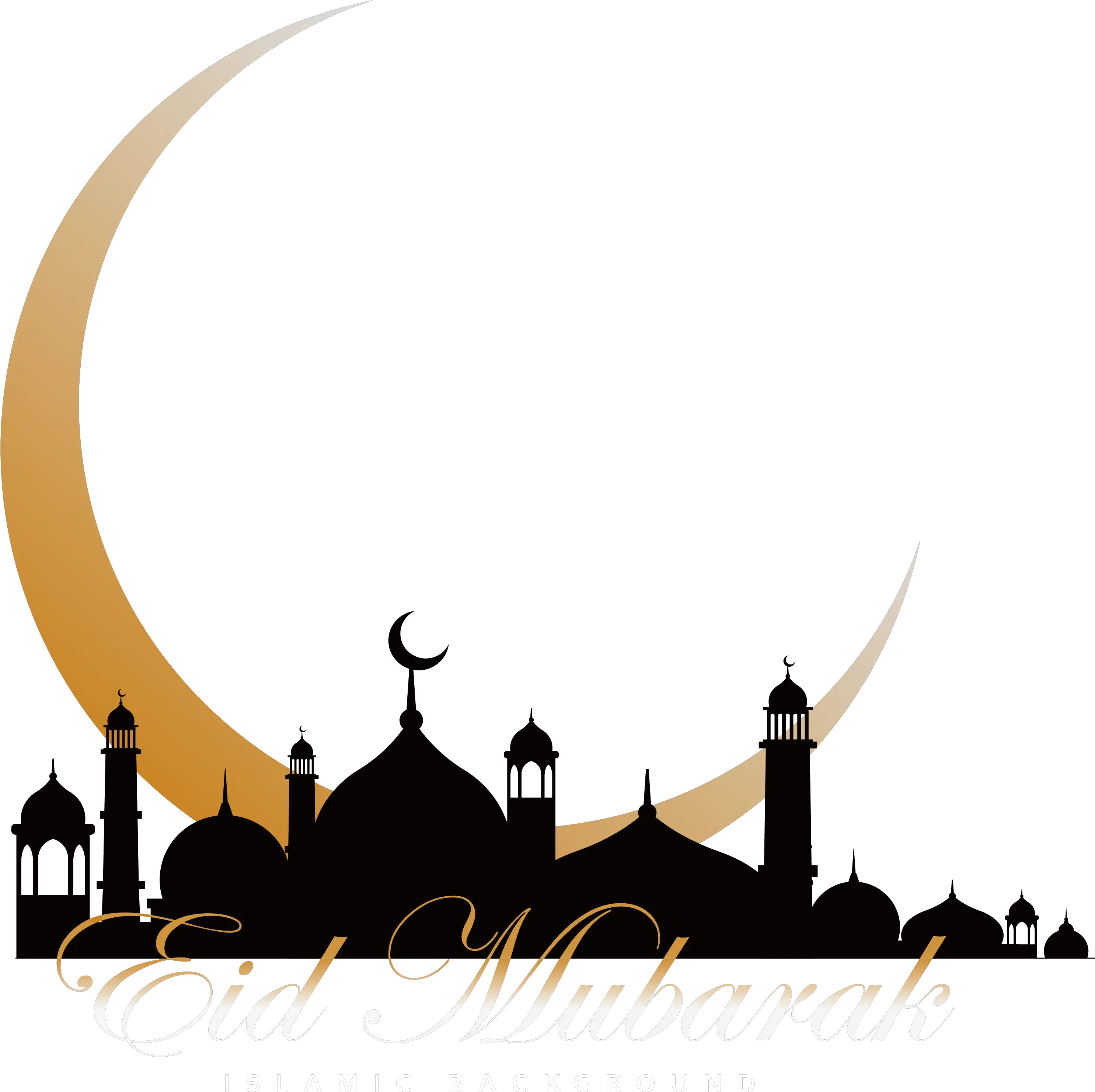 Download Quran Mosque Ramadan Moon Crescent Church Islam Eid Mubarak Background Png Moon Silhouette Png
