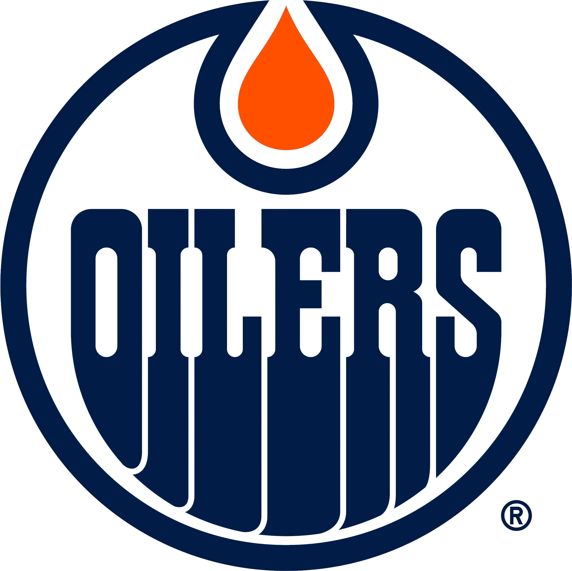 Edmonton Oilers Logos Team Nhl Hockey Logos Png Blue Circle Logo