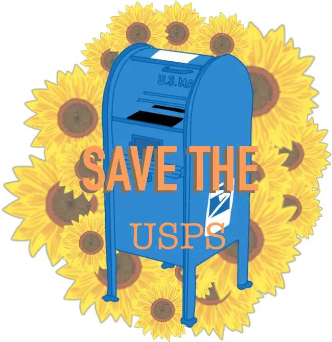 Save The Usps Sticker Sunflowers Png Usps Icon