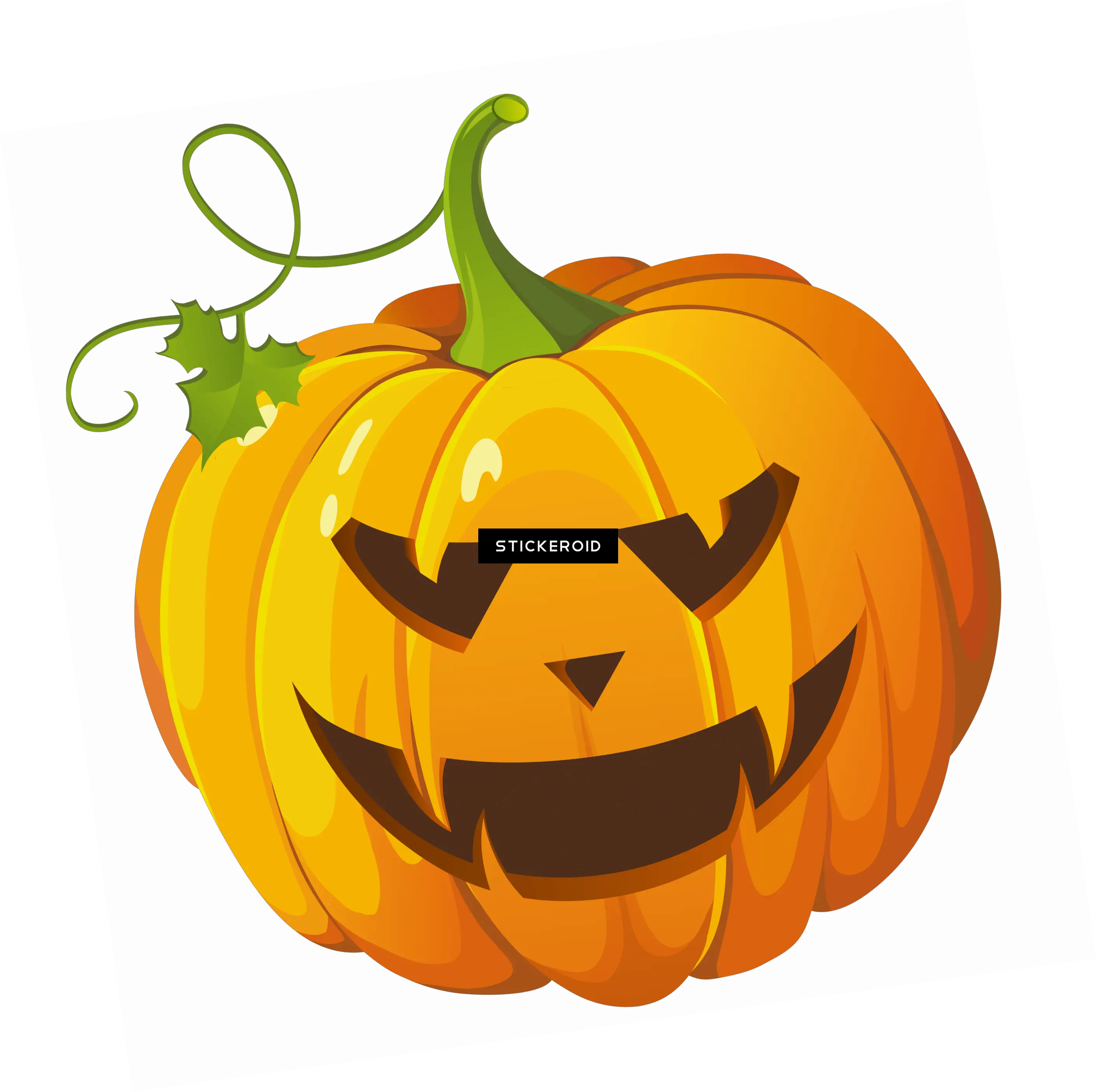 Download Hd Halloween Pumpkin Cartoon Halloween Pumpkin Transparent Background Png Halloween Background Png png