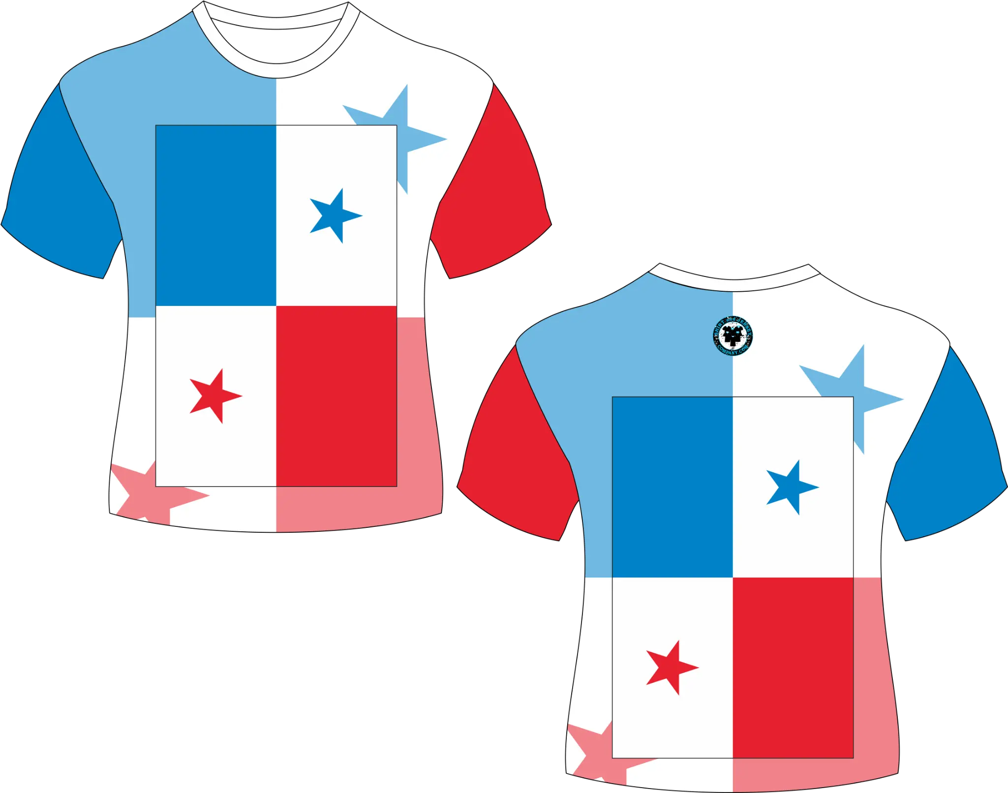 Panama Country Flag Shirt Illustration Png Panama Flag Png