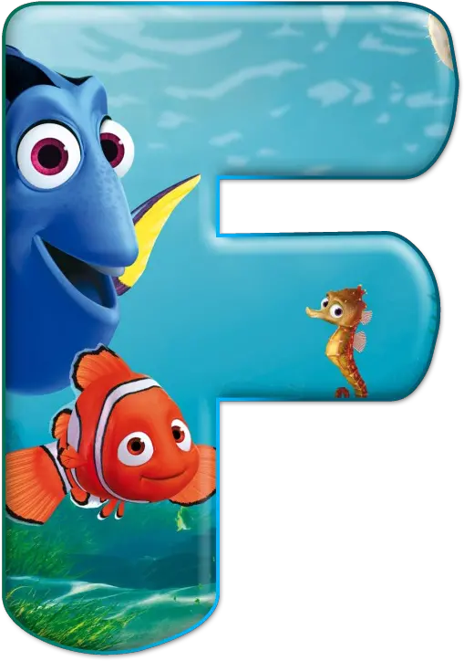 Abecedario Buscando A Nemo Y Dory Finding Png Nemo Dory Png