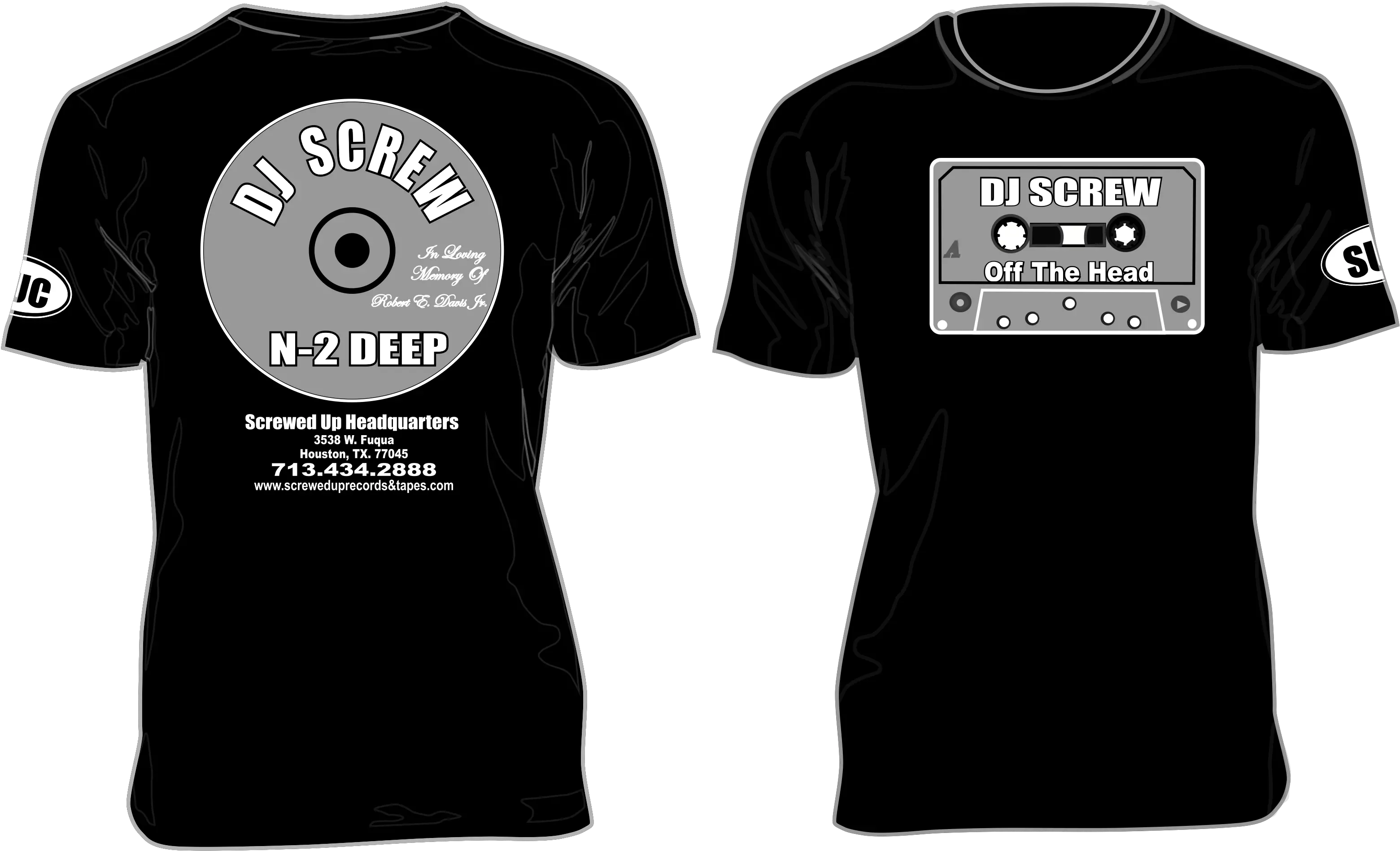 T Shirts U2013 Screwed Up Hq Dj Screw T Shirt Png White Tshirt Png