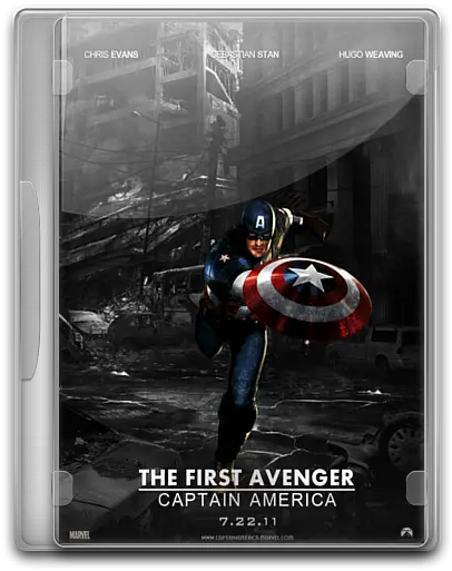 Captain America The First Avenger V7 Action Png Captain Marvel Icon Theater