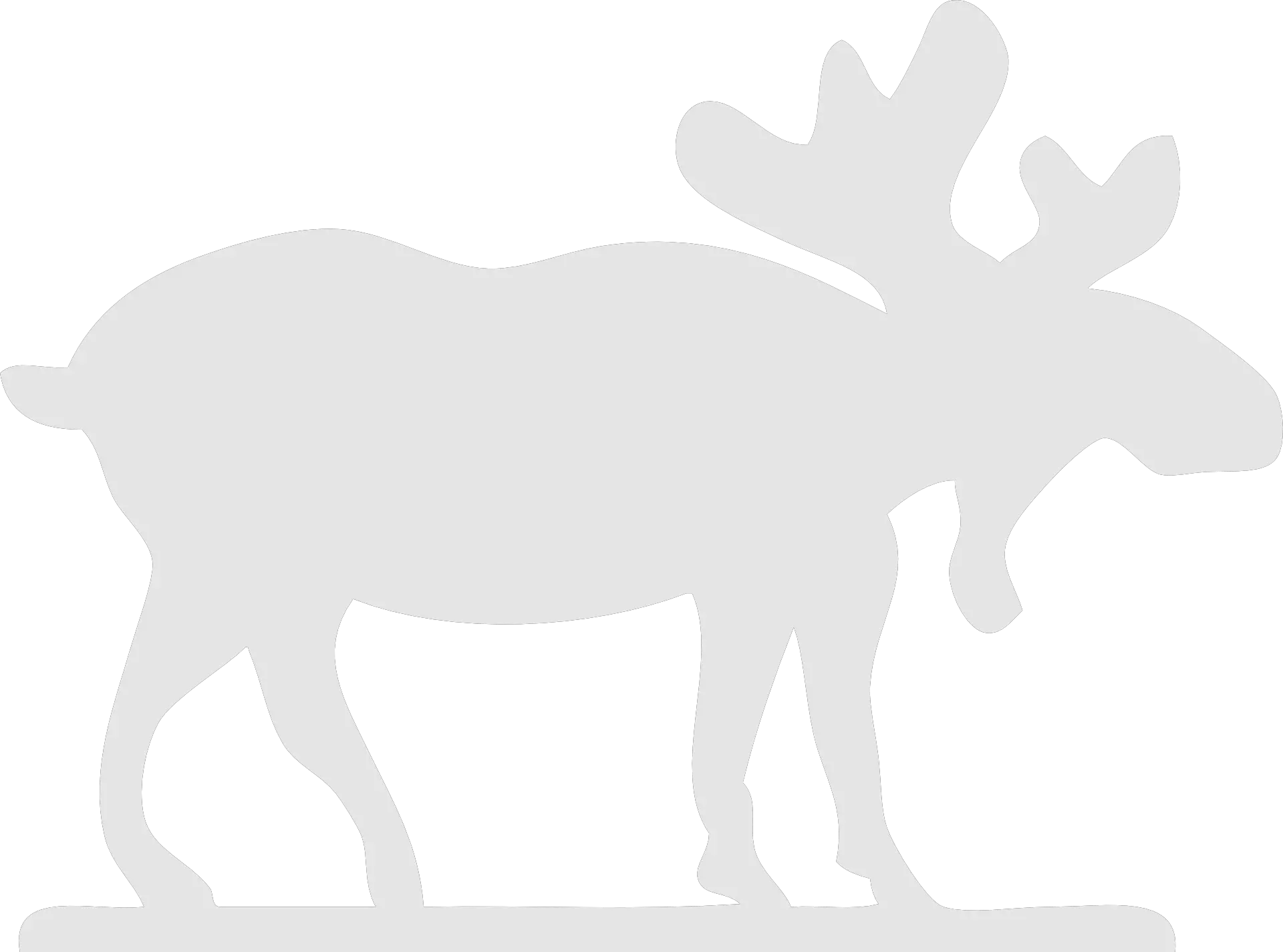 Moose Stag Antler Free Vector Graphic On Pixabay Moose Clipart Black Background Png Antler Png
