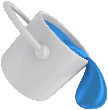 Premium Paint Bucket 3d Download In Png Cup Paint 3d Icon
