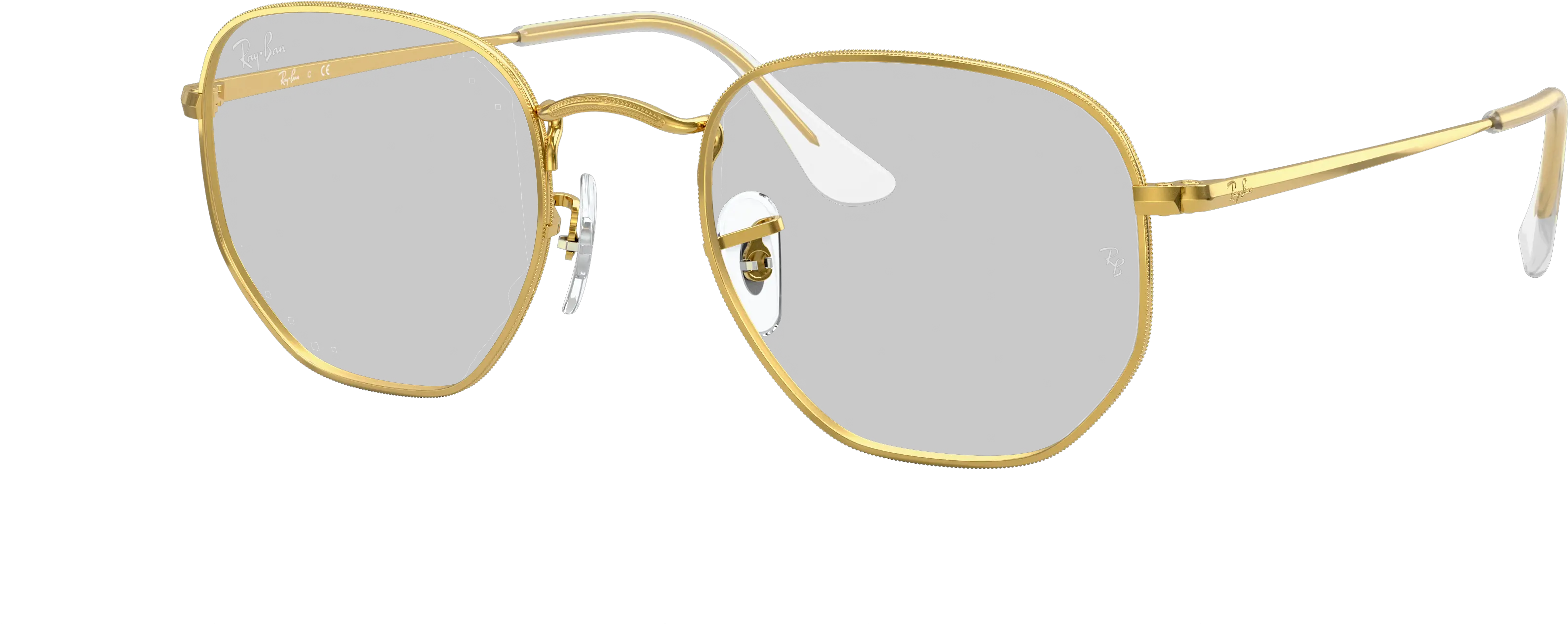 Ray Ban 0rx6448 Glasses In Silvergunmetalgrey Target Optical Ray Ban Hexagonal Vue Png Rayban Icon Round