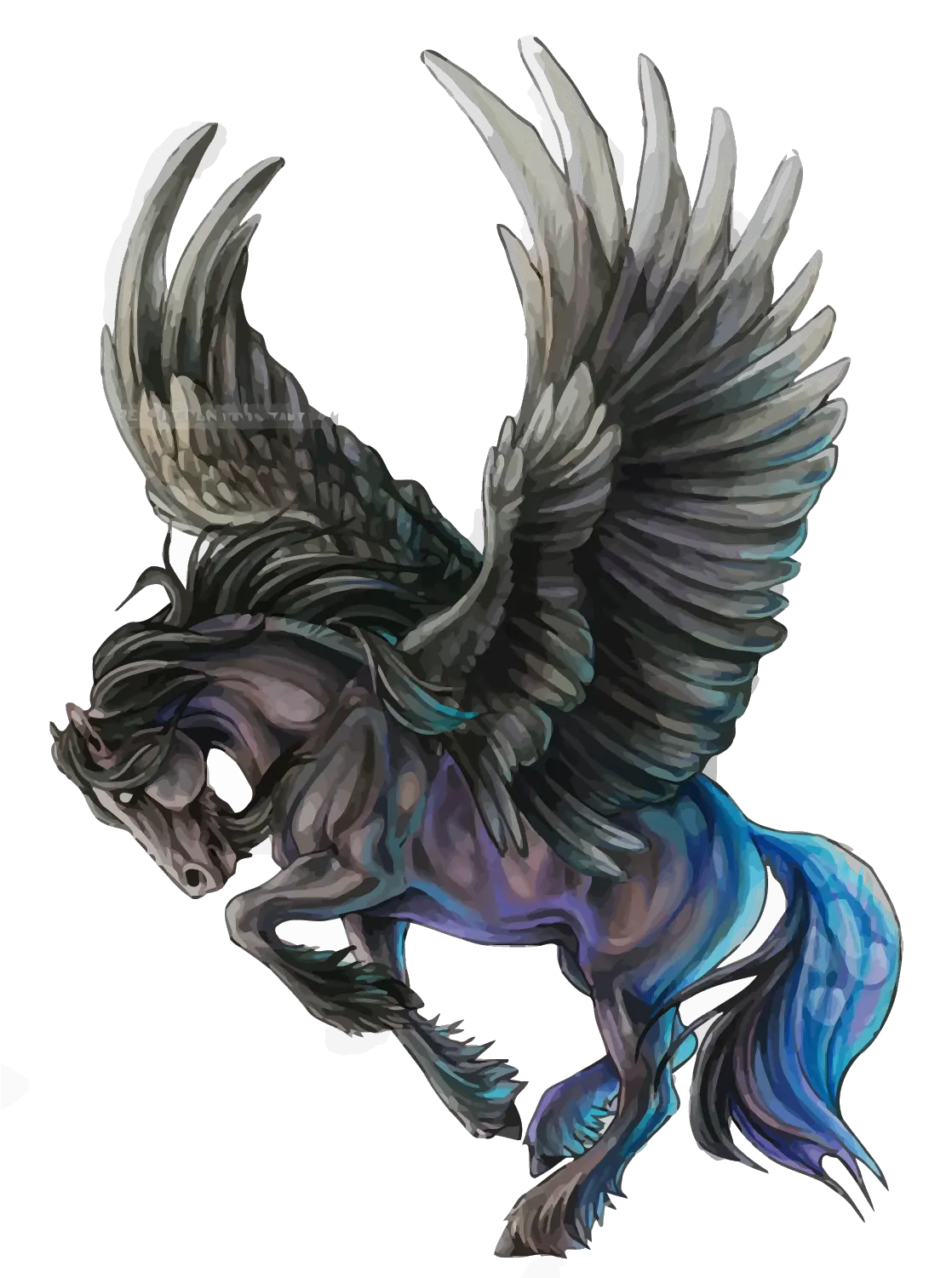 Download Free Body Tattoo Vector Art Flash Pegasus Ink Icon Pegasus Tattoo Art Png Fierce Icon