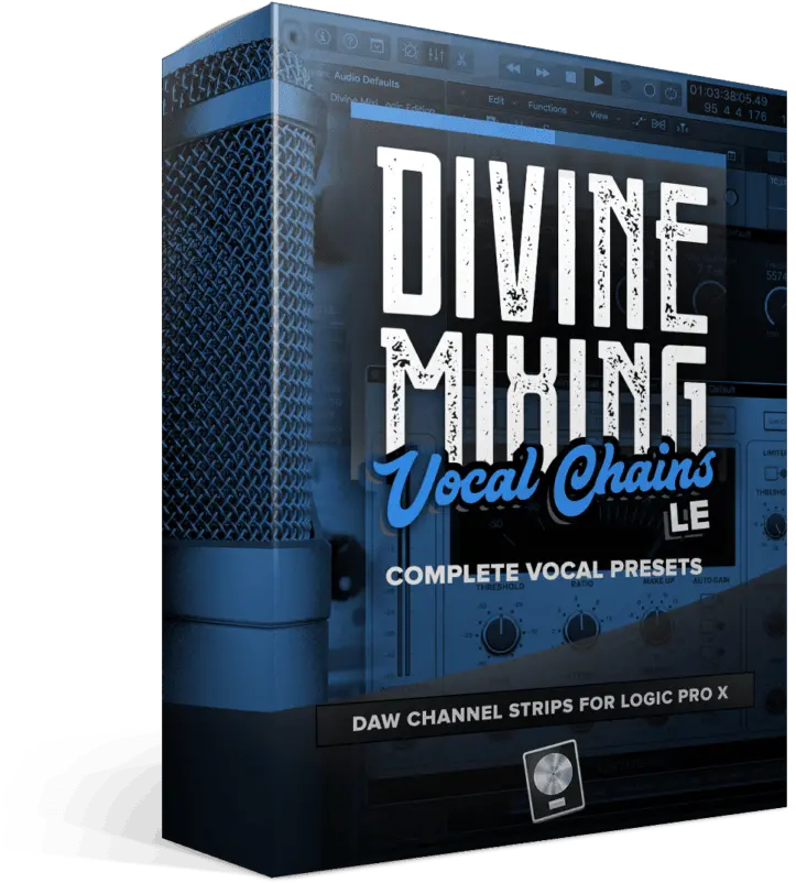 Divine Mixing Vocal Chains Le Vocal Presets For Logic Pro X Book Cover Png Logic Pro Icon