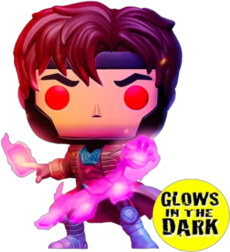 Pre Order X Men Gambit With Cards Glow In The Dark Funko Pop Vinyl Figure Funko Gambit With Cards Png Gambit Png