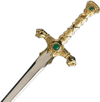 Miniature Gold Sword Of Conan The Barbarian By Marto Maconan050s Medieval Collectibles Espada Con Joyas Png Conan The Barbarian Logo