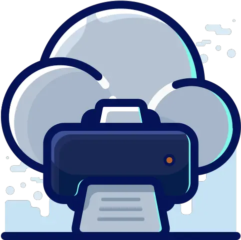 Print Cloud Transfer Data Storage Free Icon Of Business Horizontal Png Data Warehousing Icon