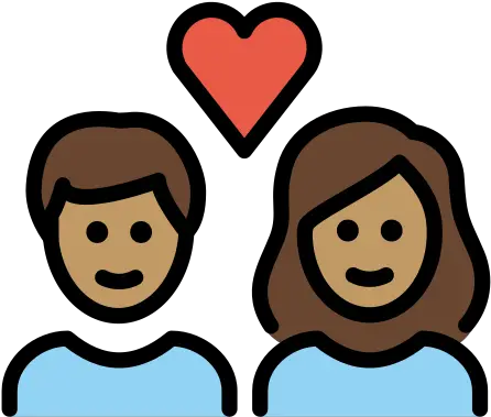 Couple With Heart Medium Skin Tone Emoji Woman Woman Girl Boy Png Happy Love Icon