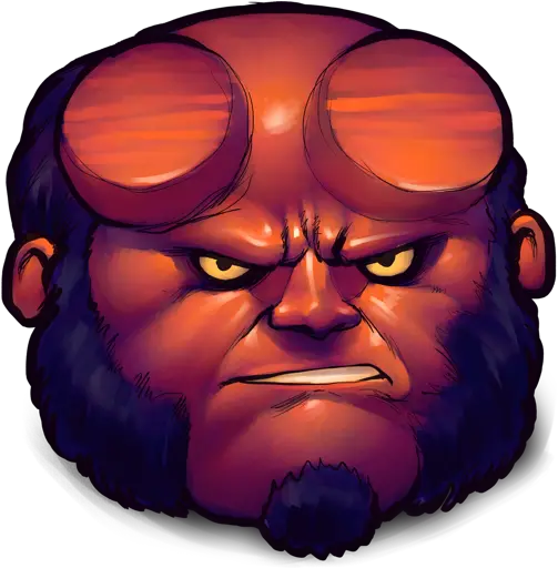Comics Hellboy Icon Ultrabuuf Iconset Mattahan Hellboy Icon Png Comics Png