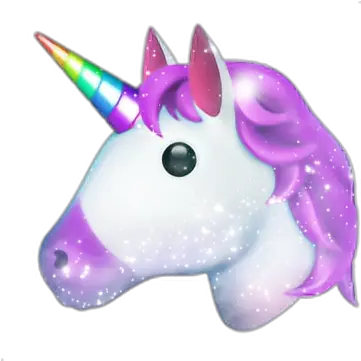 Download Hd Unicorn Emoji Emojis Glitter Horse Png Emojis De Iphone Unicornio Emojis Png